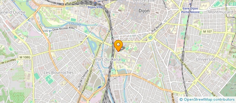 localisation de l'entreprise ASSOCIATION COMPAGNIE CHAJAR & CHAMS  DIJON