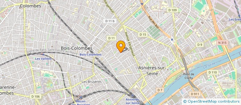 localisation de l'entreprise ASSOCIATION  COMPAGNIE DE L'ACTE  ASNIERES-SUR-SEINE