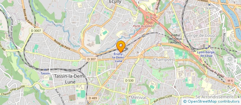 localisation de l'entreprise ASSOCIATION COMPAGNIE DEMI LUNE  TASSIN-LA-DEMI-LUNE