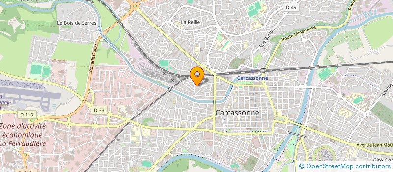 localisation de l'entreprise ASSOCIATION  COMPAGNIE DU PECH MARY  CARCASSONNE