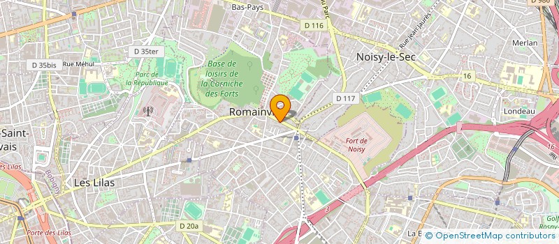 localisation de l'entreprise ASSOCIATION COMPAGNIE ELLE ET NOUS CEEN à ROMAINVILLE