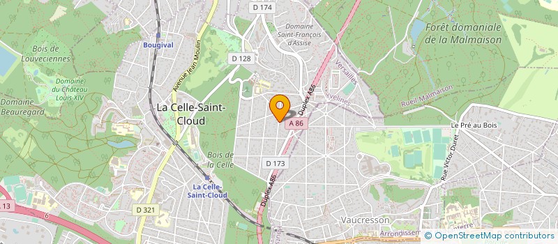 localisation de l'entreprise ASSOCIATION COMPAGNIE EN CARTON à LA CELLE-SAINT-CLOUD