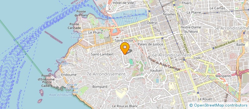 localisation de l'entreprise ASSOCIATION COMPAGNIE LE SOUFFLE à MARSEILLE 7EME