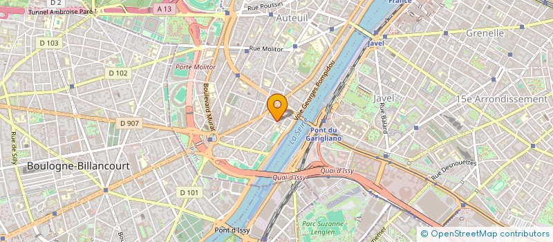 localisation de l'entreprise ASSOCIATION COMPAGNIE LES PETITS POIS CARRES  PARIS