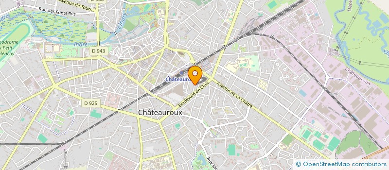 localisation de l'entreprise ASSOCIATION COMPAGNIE NOURA à CHATEAUROUX
