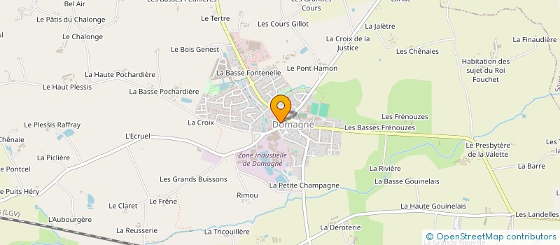 localisation de l'entreprise ASSOCIATION COMPAGNIE OOKAI  DOMAGNE