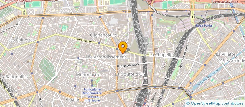 localisation de l'entreprise ASSOCIATION COMPAGNIE PATRICK HAGGING  PARIS