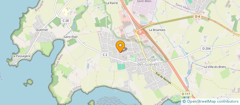 localisation de l'entreprise ASSOCIATION COMPAGNIE SPONTE IRATO  SAINT-JOUAN-DES-GUERETS