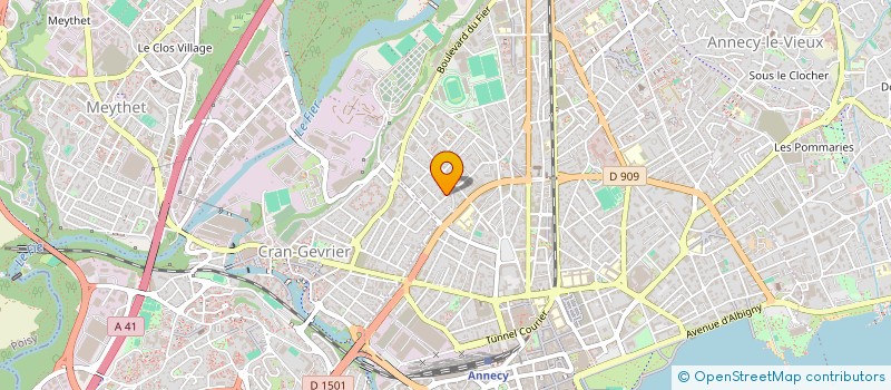 localisation de l'entreprise ASSOCIATION COMPAGNIE SYNECDOQUE à ANNECY