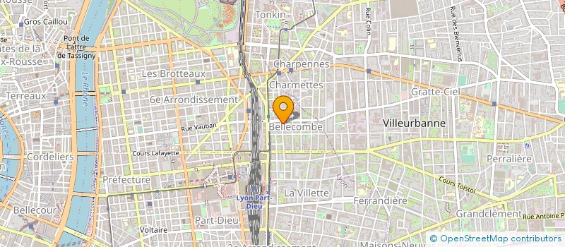 localisation de l'entreprise ASSOCIATION COMPAGNIE TRUC à LYON