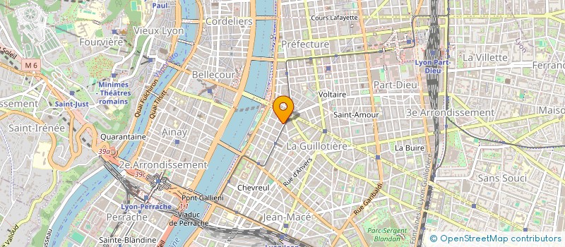 localisation de l'entreprise ASSOCIATION COMPAGNONNAGE  OULLINS-PIERRE-BENITE