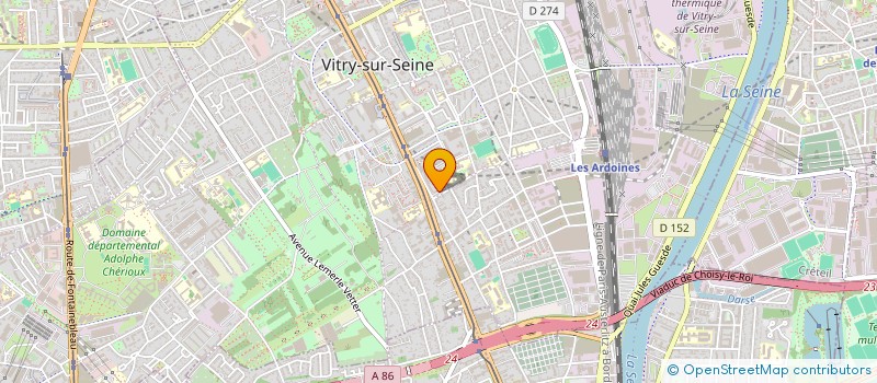 localisation de l'entreprise ASSOCIATION COMPAGNONS ET LOISIRS à VITRY-SUR-SEINE