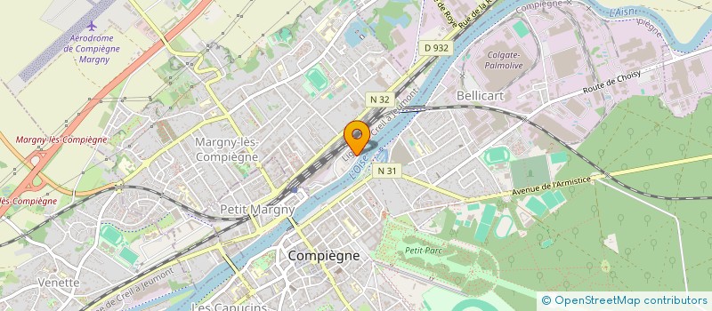 localisation de l'entreprise ASSOCIATION COMPIEGNE E.2.I. à MARGNY-LES-COMPIEGNE