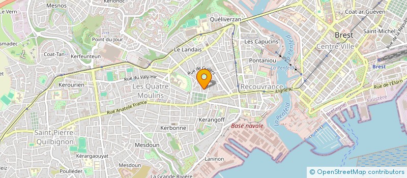 localisation de l'entreprise ASSOCIATION COMPLETEMENT A L OUEST à BREST