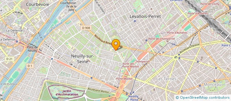 localisation de l'entreprise ASSOCIATION COMPTE MANDATAIRE DES PRATICIENS EXERCANTS AU SEIN DES CLINIQUES DU GROUPE AMBROISE PARE à NEUILLY-SUR-SEINE