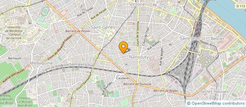 localisation de l'entreprise ASSOCIATION COMUNIDAD  BORDEAUX