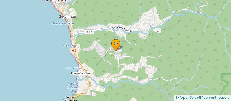 localisation de l'entreprise ASSOCIATION CONCEPT F.  POINTE NOIRE