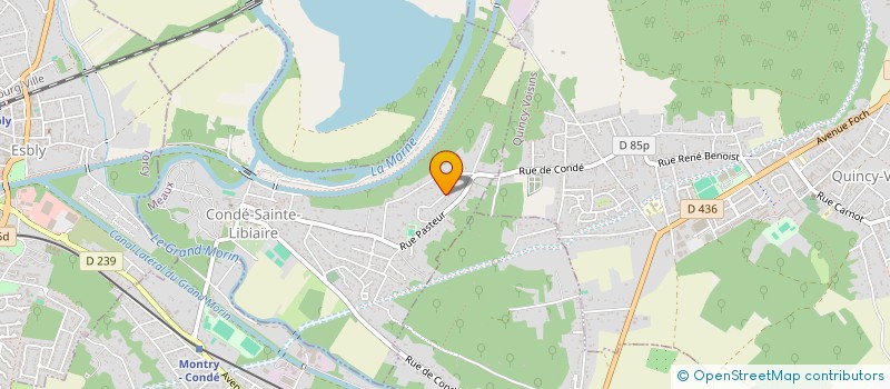 localisation de l'entreprise ASSOCIATION CONDE EN FETE  CONDE-SAINTE-LIBIAIRE