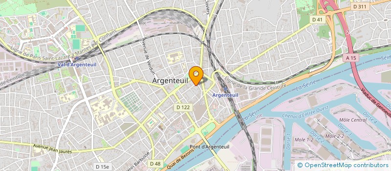 localisation de l'entreprise ASSOCIATION CONDORCET à ARGENTEUIL