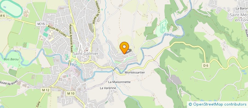 localisation de l'entreprise ASSOCIATION CONFORT VIE à SAINT-GALMIER