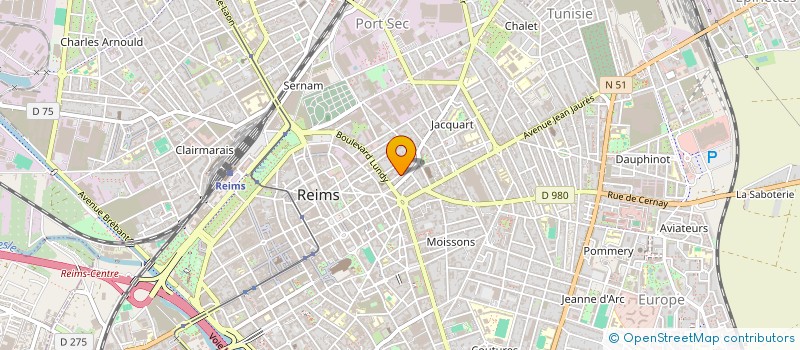 localisation de l'entreprise ASSOCIATION CONFRERIE DE SINOBIOLOGIE  REIMS