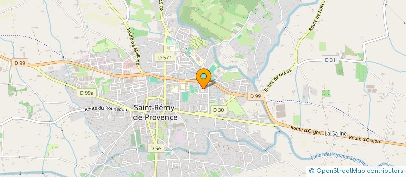 localisation de l'entreprise ASSOCIATION CONFRERIE DES JARDINS LES AMIS DU GLORIEUX SAINT ROCH  ST REMY DE PROVENCE