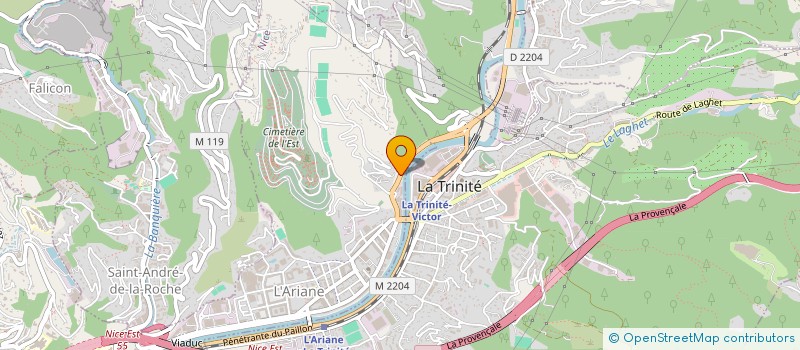 localisation de l'entreprise ASSOCIATION CONGOLAISE DE LA COTE D AZUR à NICE