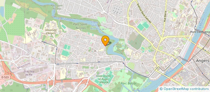 localisation de l'entreprise ASSOCIATION CONGOLAISE POUR L'UNITE CULTURELLE à ANGERS