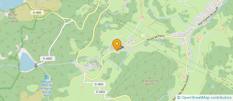 localisation de l'entreprise ASSOCIATION CONGRES KOLISKO  ORBEY