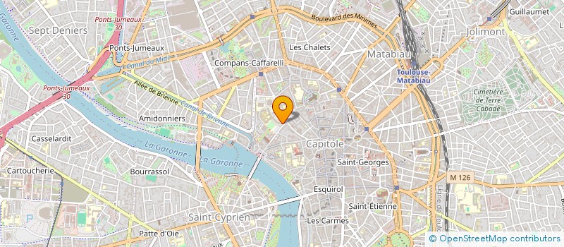 localisation de l'entreprise ASSOCIATION CONJOINTE DES ETUDIANTS EN DROIT ET GESTION  TOULOUSE