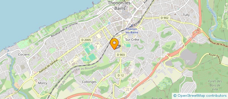 localisation de l'entreprise ASSOCIATION CONNAITRE à THONON-LES-BAINS