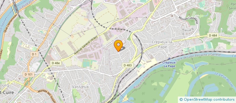 localisation de l'entreprise ASSOCIATION CONNEXION à RILLIEUX-LA-PAPE