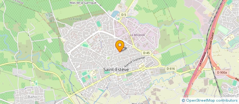 localisation de l'entreprise ASSOCIATION CONNIVENCES  SAINT-ESTEVE