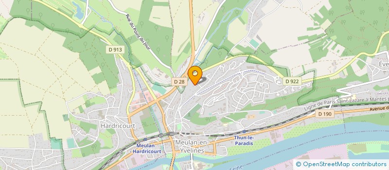 localisation de l'entreprise ASSOCIATION CONSEIL FORMATION à MEULAN-EN-YVELINES