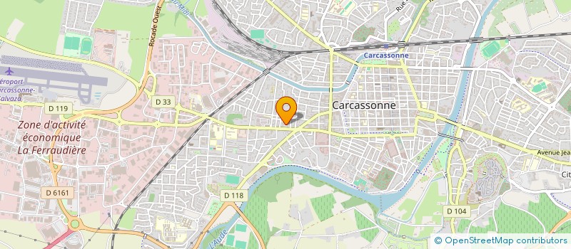 localisation de l'entreprise ASSOCIATION CONSEILLERS PEDAGOGIQUES DE L'AUDE à CARCASSONNE