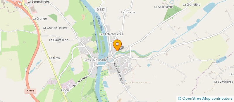 localisation de l'entreprise ASSOCIATION CONSEILS THERMIQUES à GREZ-NEUVILLE