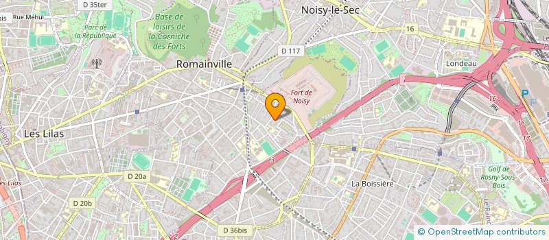 localisation de l'entreprise ASSOCIATION CONTACT ASSISTANCE à ROMAINVILLE