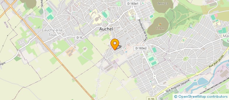 localisation de l'entreprise ASSOCIATION CONTACT JEUNESSE FAMILLE  AUCHEL