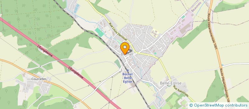 localisation de l'entreprise ASSOCIATION CONTEVIE  BORNEL