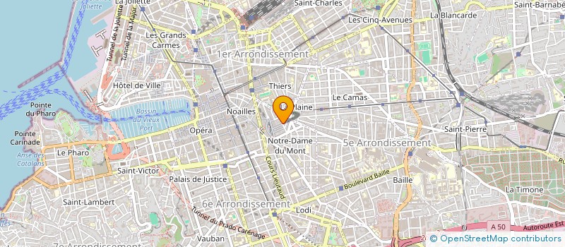 localisation de l'entreprise ASSOCIATION CONTRE JOUR à MARSEILLE