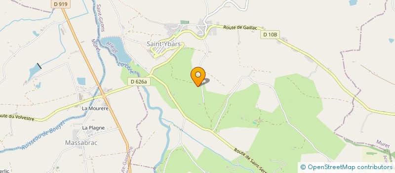 localisation de l'entreprise ASSOCIATION CONTRE LA MALTRAITANCE ANIMALE ACMA à SAINT-YBARS