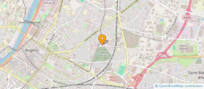 localisation de l'entreprise ASSOCIATION CONTRE LE GASPILLAGE ALIMENTAIRE YUMM YUM à ANGERS