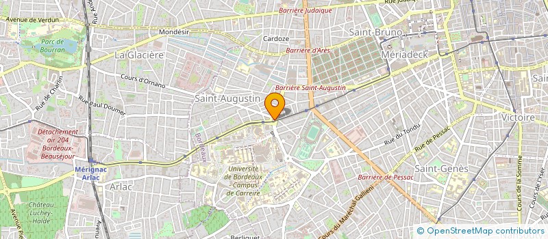 localisation de l'entreprise ASSOCIATION CONTRE LES MALADIES NEUROMUSCULAIRES EN AQUITAINE - AMNMA à BORDEAUX