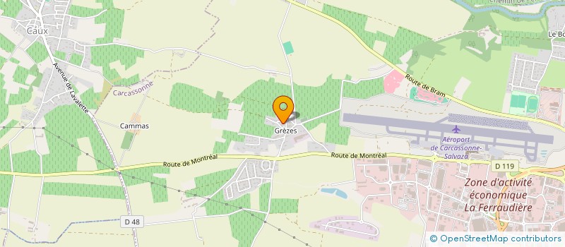 localisation de l'entreprise ASSOCIATION CONTRE LES NUISANCES DE L'AEROPORT DE CARCASSONNE - ANAC - à CARCASSONNE