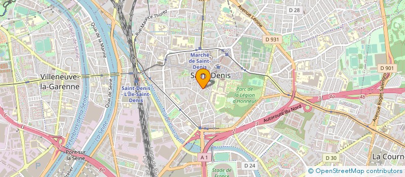 localisation de l'entreprise ASSOCIATION CONTRE-PAS à SAINT-DENIS