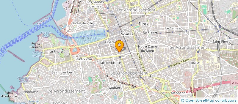 localisation de l'entreprise ASSOCIATION COOK DAD à MARSEILLE