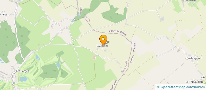 localisation de l'entreprise ASSOCIATION COOPERATION ET D AMITIE -CANTONS DE MENIGOUTE ET OUNTIVOU (TOGO)  LES FORGES