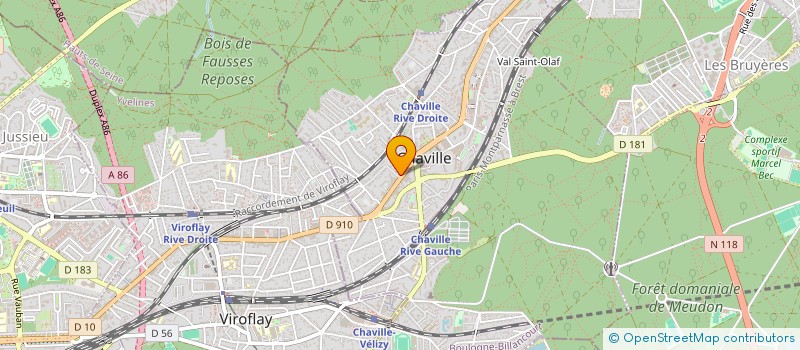 localisation de l'entreprise ASSOCIATION COOPERATION ET SOLIDARITE à CHAVILLE