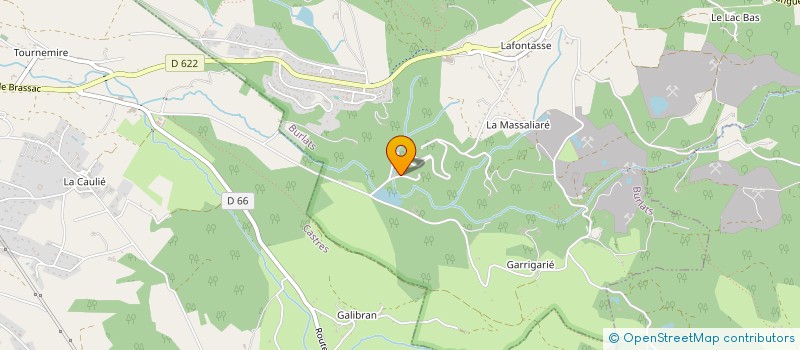 localisation de l'entreprise ASSOCIATION COOPERATION MOLINIE  BURLATS