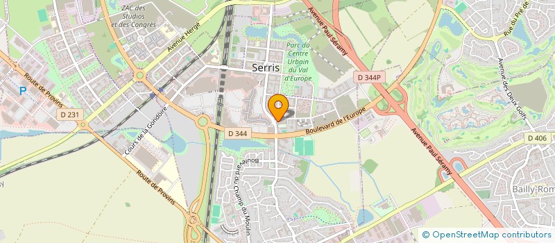 localisation de l'entreprise ASSOCIATION COOPERATIVE DE L'ECOLE MATERNELLE JULES VERNE  SERRIS